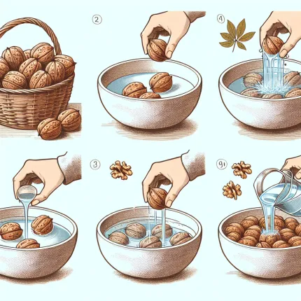 как замочить грецкие орехи
