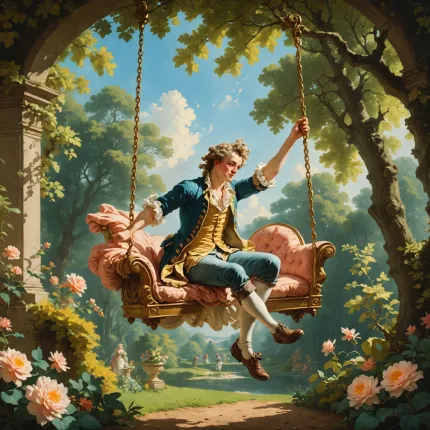 «Качели» Фрагонара — шедевр рококо: искусство, которое покоряет сердца